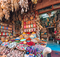 moroccan Marrakech city small shop, image number one.
